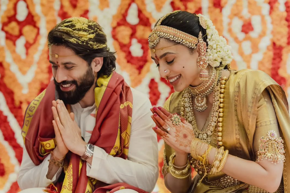 Sobhita Dhulipala and Naga Chaitanya at their Hyderabad wedding